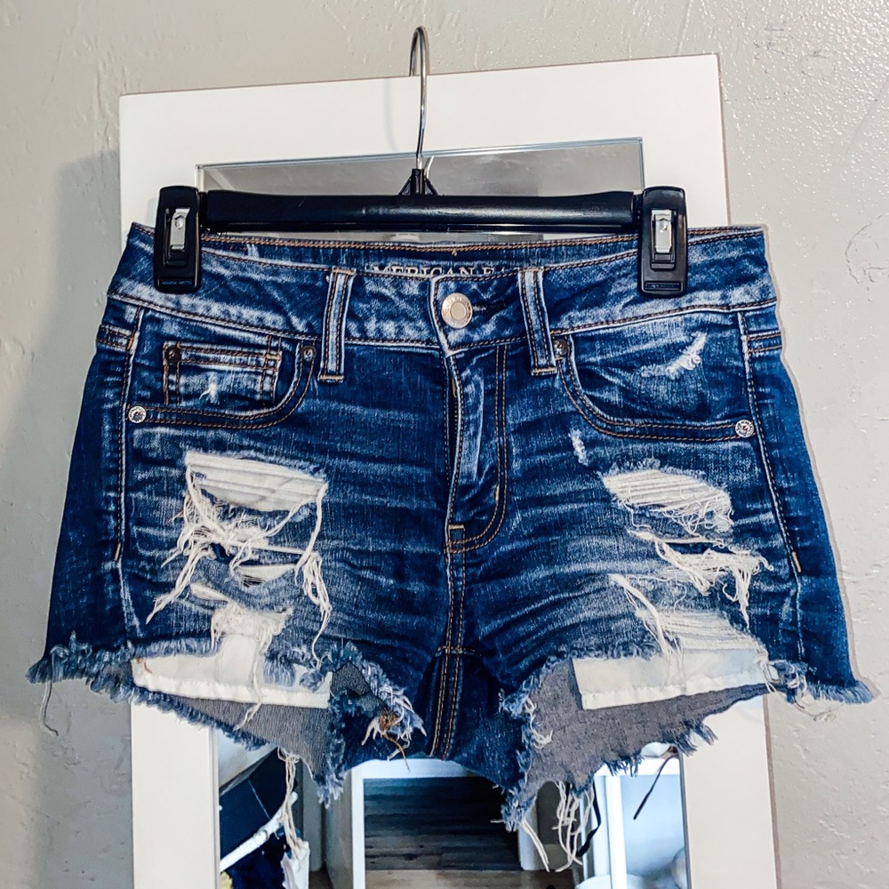 American Eagle Mid-Rise Denim Shorts